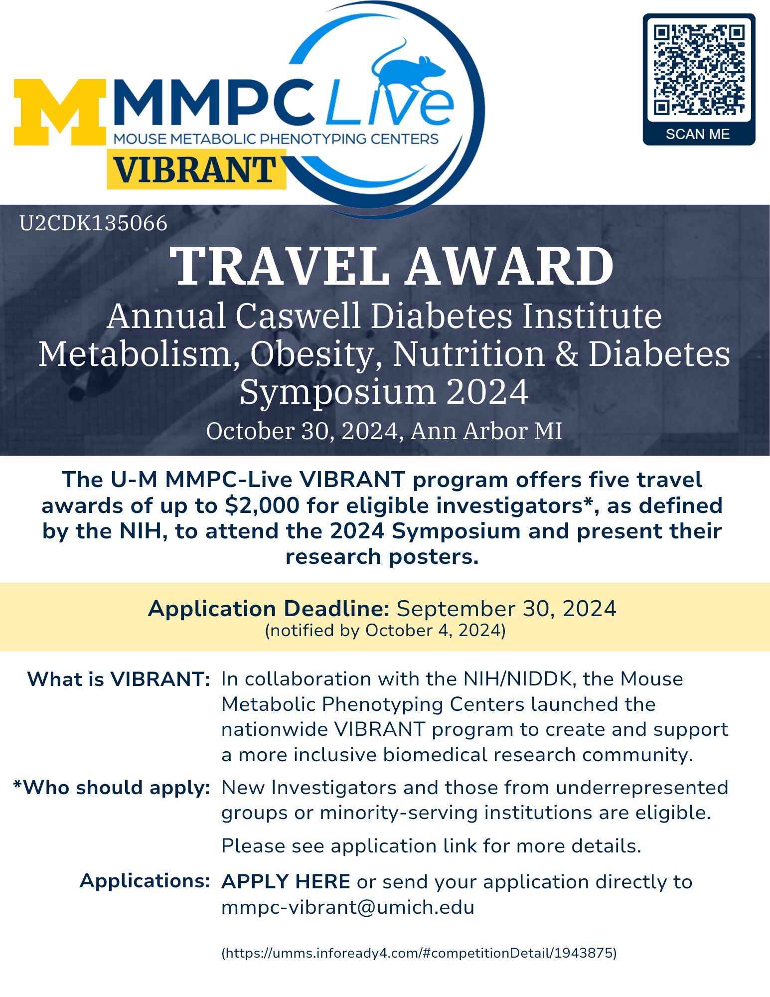 Travel to the Metabolism, Obesity, Nutrition & Diabetes Symposium 2024